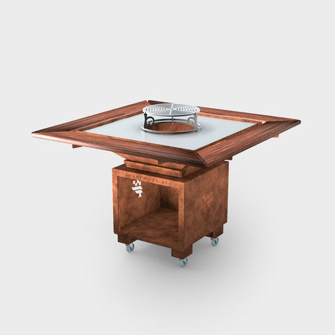 Brasero barbecue plancha Grandgousier 1000x1000 Couronne bois