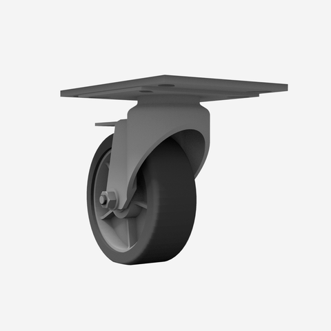 Roulettes diam 80 pivotante avec frein pour brasero 750 et 1000