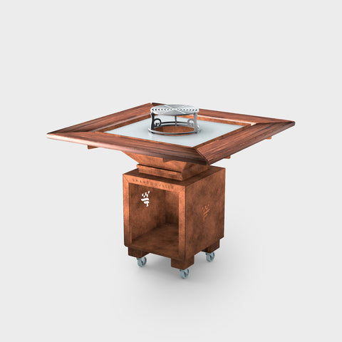 Brasero barbecue plancha Grandgousier 750x750 couronne bois