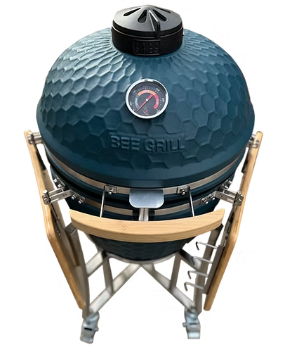 Kamado Bee Grill XL Signal Blue