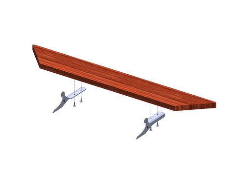 Couronne bois pour brasero 1000 x 1000 carré (en 4 éléments )