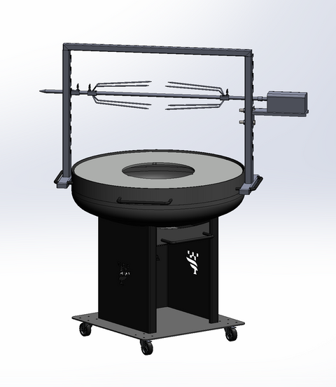 Kit Tourne Broche pour Brasero 1000 rond & carré