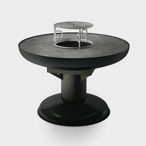 Brasero barbecue plancha Grandgousier 1250 rond sur pieds