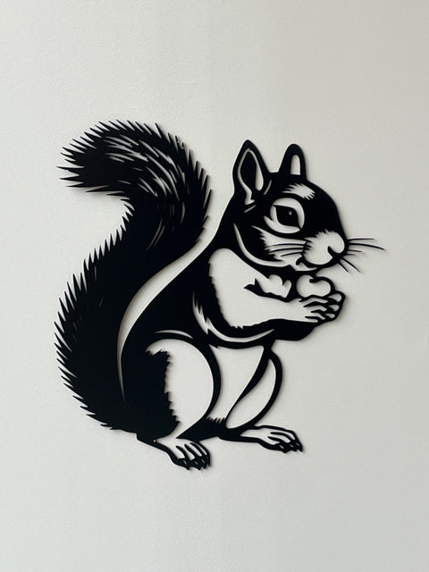 Plaque murale écureuil 400 x 440