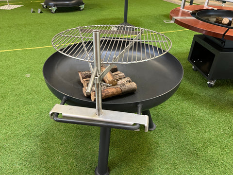 Brasero 3 pieds diamètre 750 et 1000 kit adaptation grille