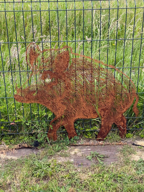 Sanglier Acier Corten