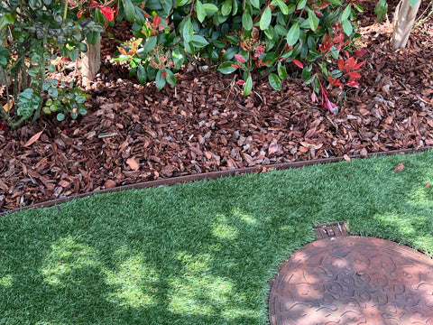 Bordure de massif acier corten