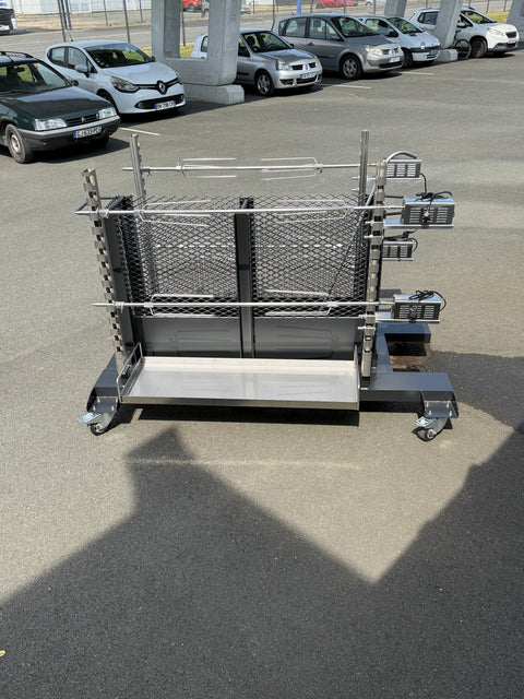 location Tourne broche 4 broches 2 faces lg 1500 90 kg