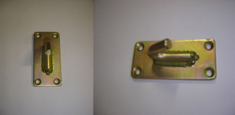 Crochet pour poteaux bois acier zingué bicro