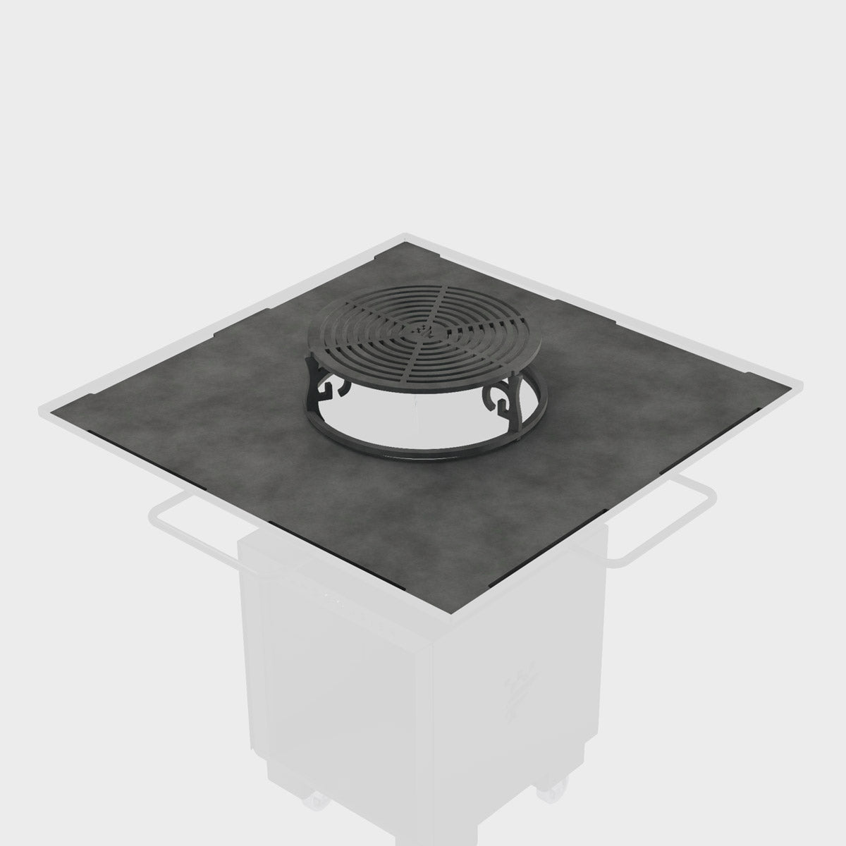 Plaque De Cuisson Fonte Réversible + Presse + Grattoir – 17x10 Pouces – Neuf