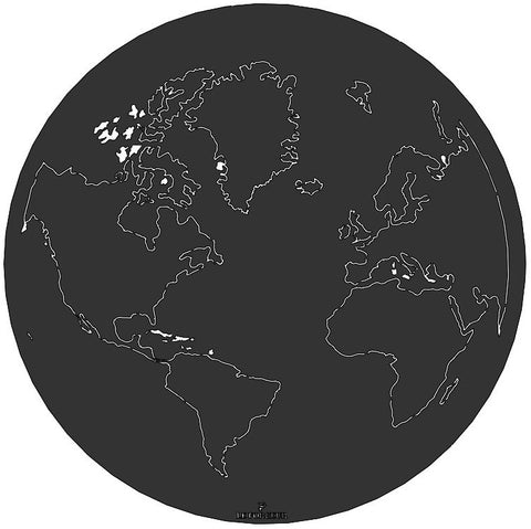 Plateau Monde pour Fût ou Tonneau