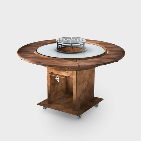 Brasero barbecue plancha Grandgousier 1250 rond bois