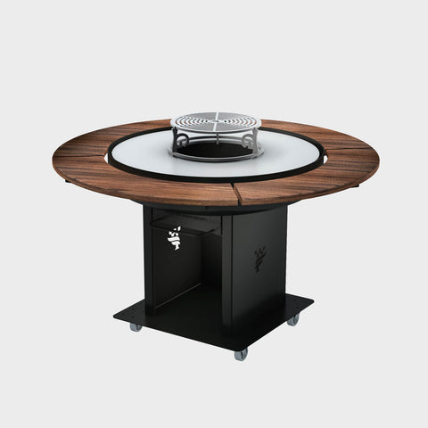 Brasero barbecue plancha Grandgousier 1250 rond bois