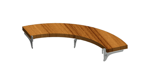 Couronne bois pour brasero 1000 rond (en 4 éléments )