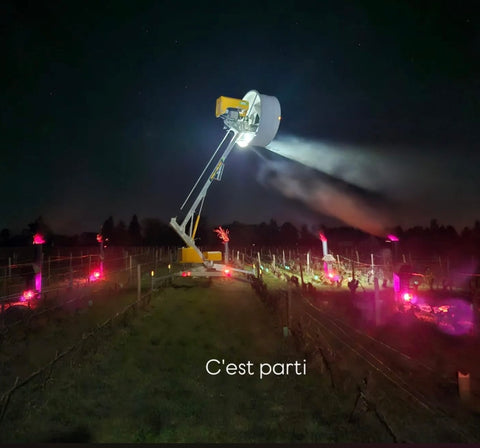 La Chaufferette sirocco pour Vignes et Vergers AVEC PIEDS