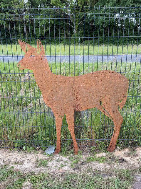 Biche acier corten