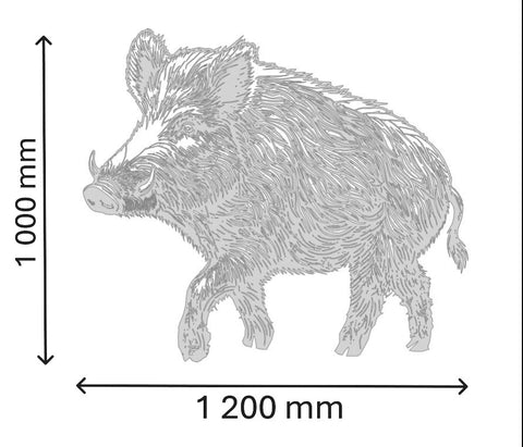 Sanglier Acier Corten