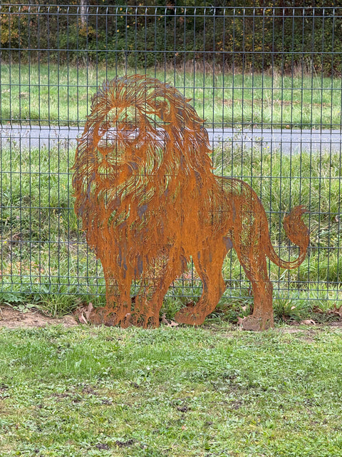 Lion Acier Corten