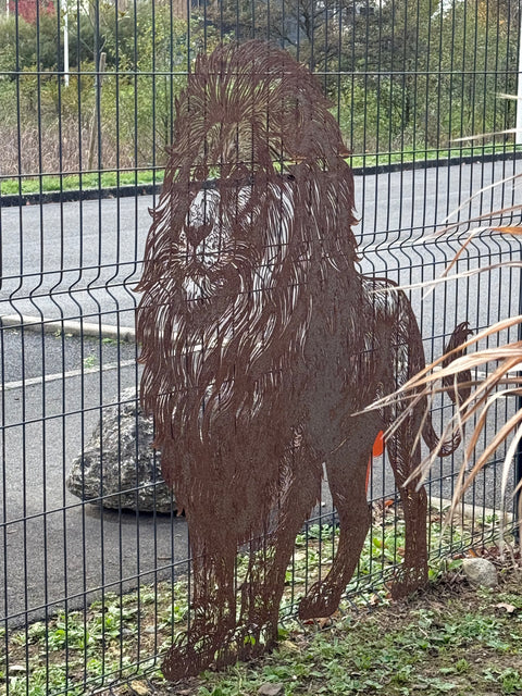 Lion Acier Corten