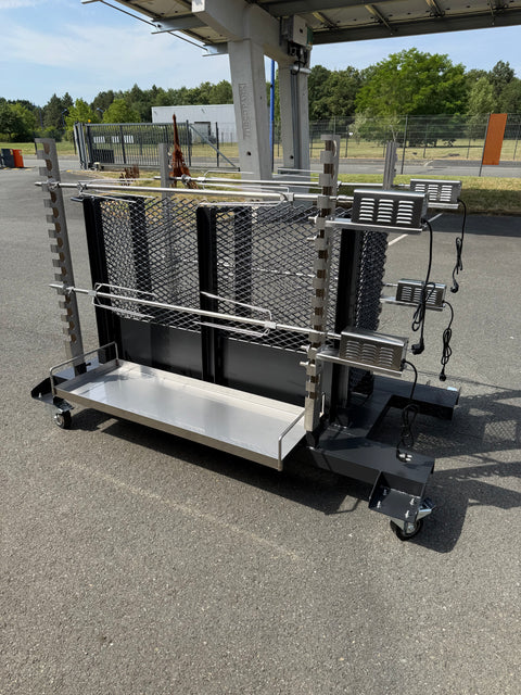 location Tourne broche 4 broches 2 faces lg 1500 90 kg